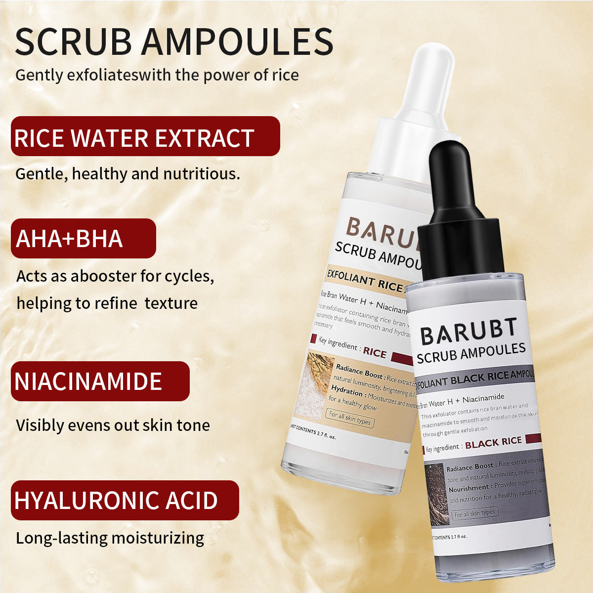 White Rice and Black Rice Exfoliating Essence